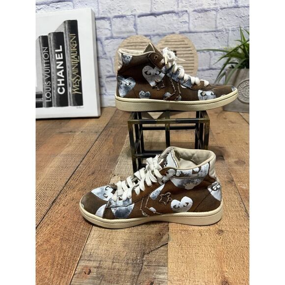 Converse x Comme des Garcons Play CDG Hi Pro Heart women’s 6.5 - Picture 3 of 12